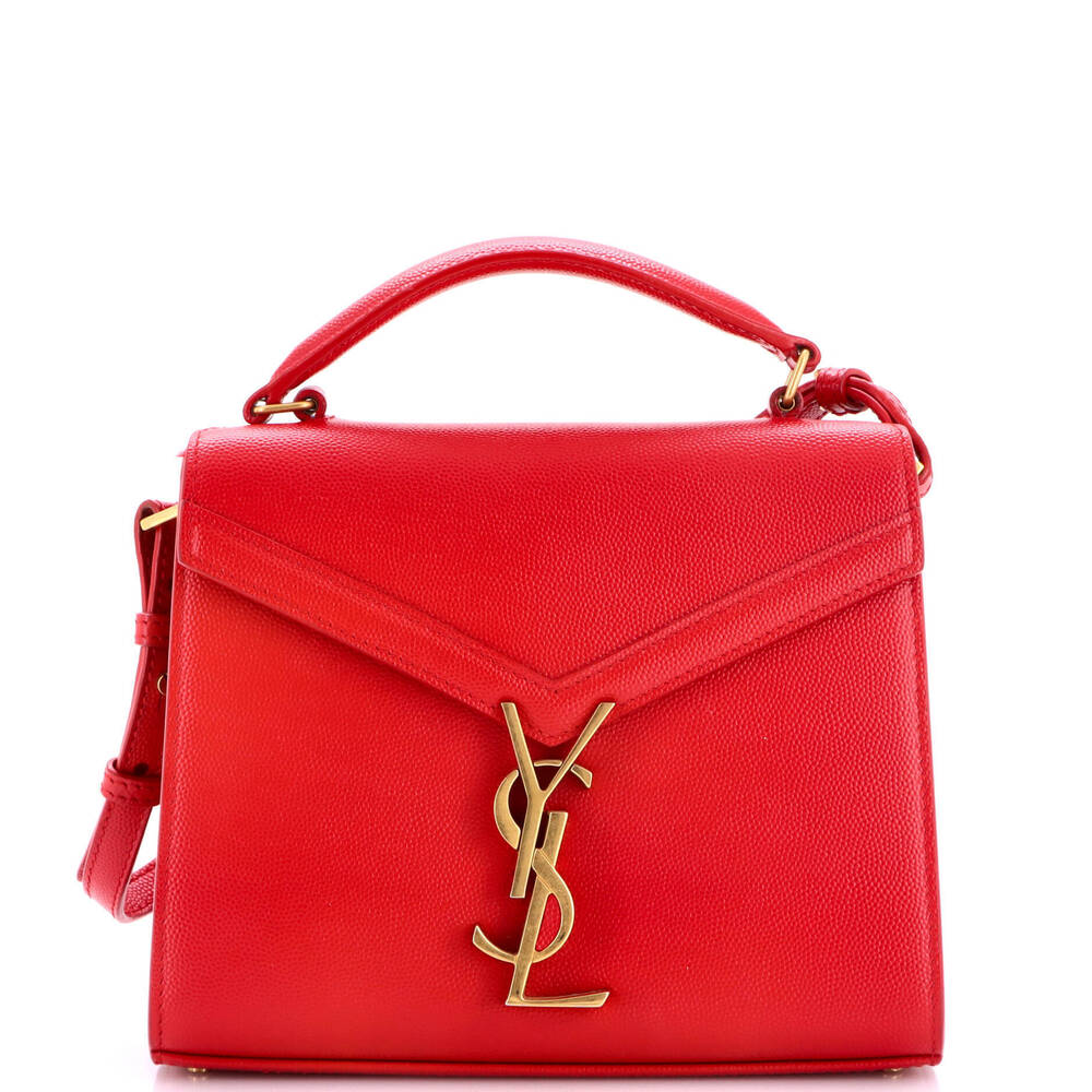 Saint Laurent Mini Cassandra Top Handle Bag Leather